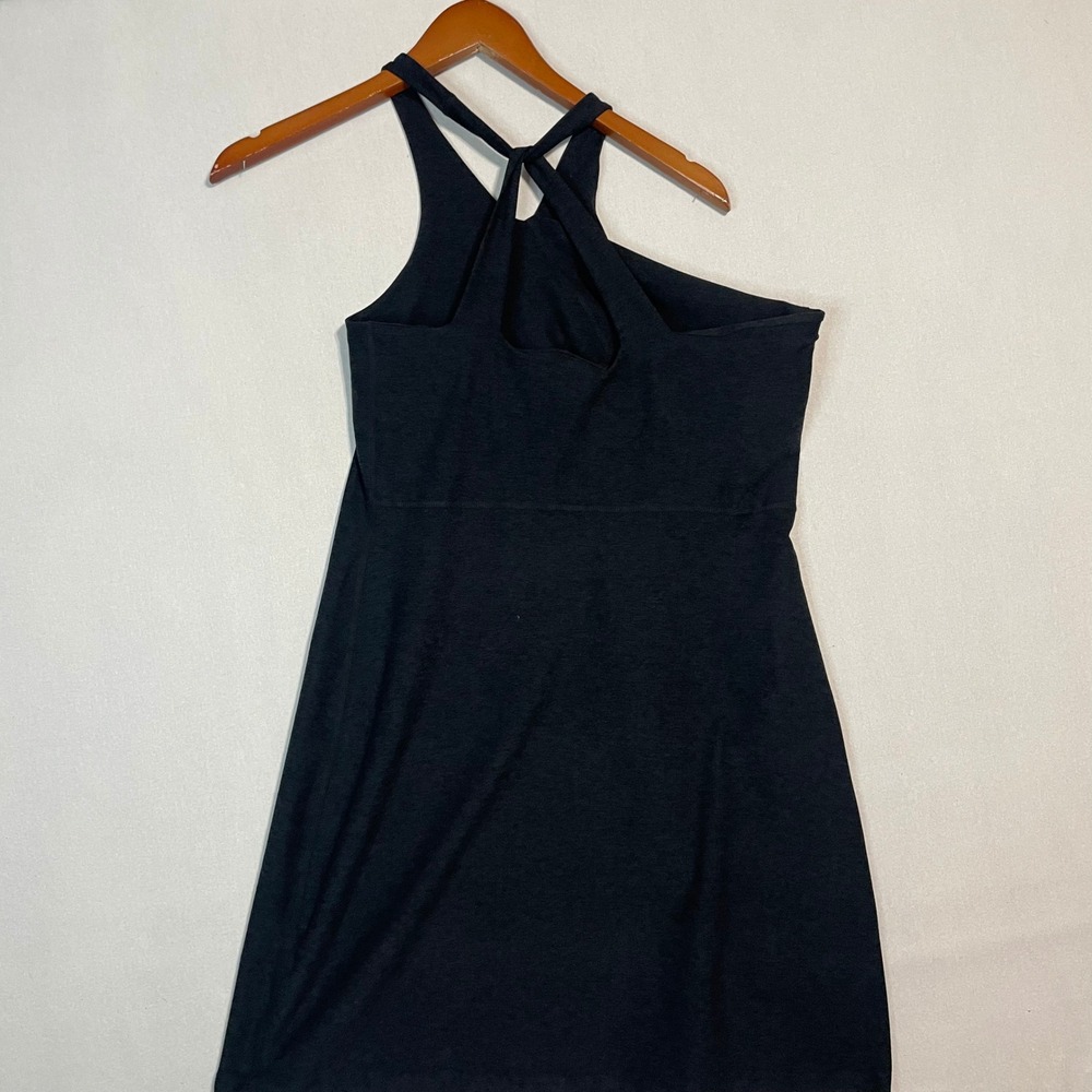 Beyond Yoga Black Active Mini‎ Dress Sleeveless Criss Cross Back - Size L - Picture 4 of 8